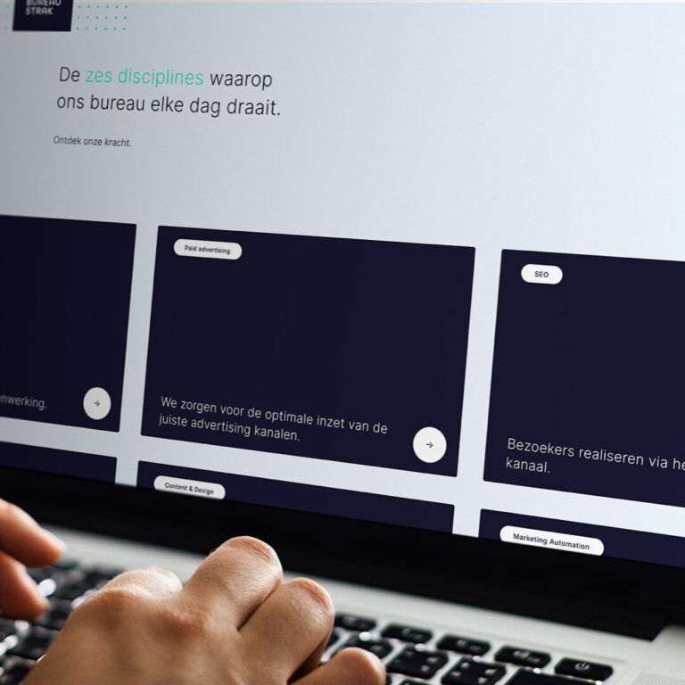 Bureau Strak homepage