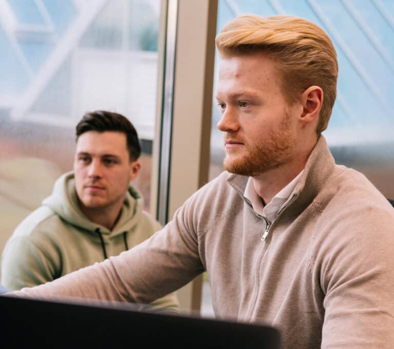 Pixel Express medewerkers die bezig zijn