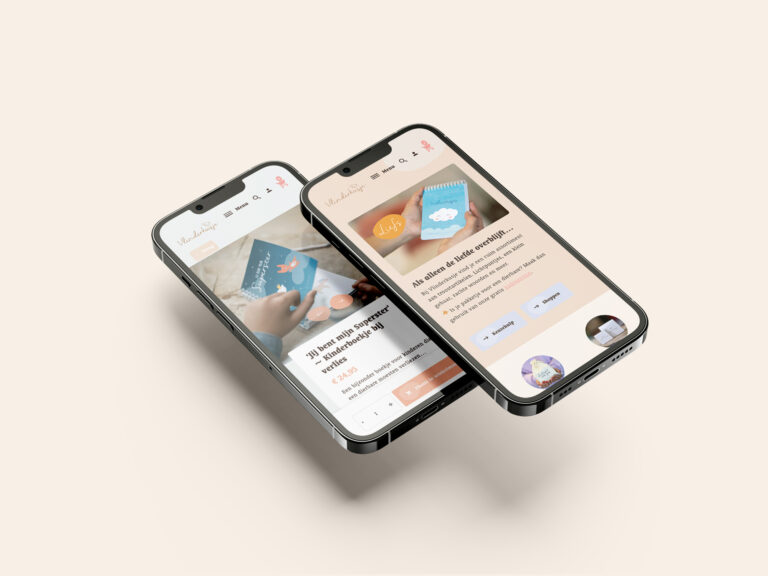 Telefoons met Vlinderkusje website geopend
